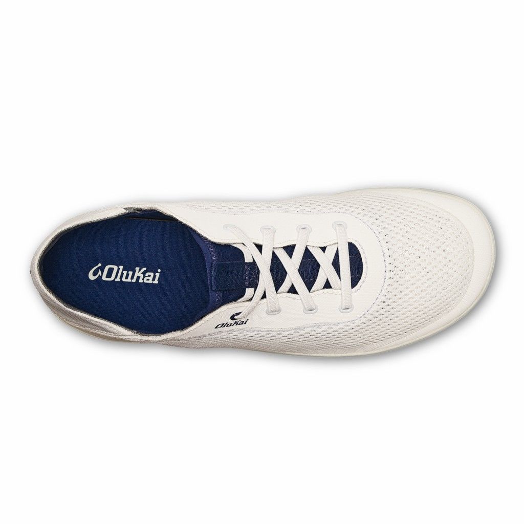 Zapatos Olukai Moku Pae - Zapatillas Hombre Blancos 20631-207